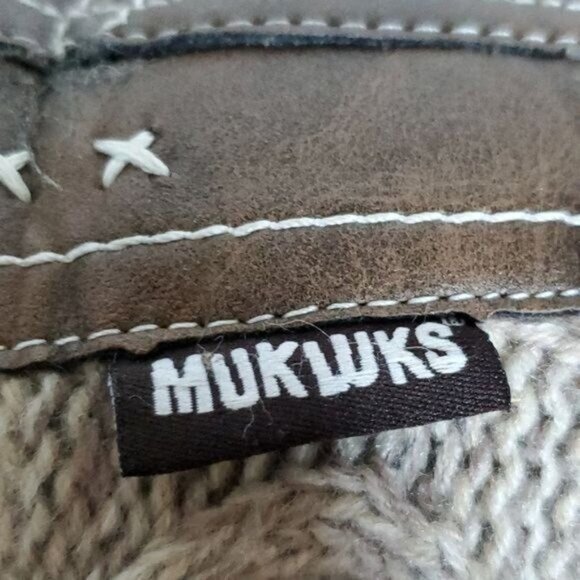 Muk Luks Boots Winter Snow Stacey Sweater Knit ZIP UP Women's WOMAN'S Size 9 - Picture 12 of 16